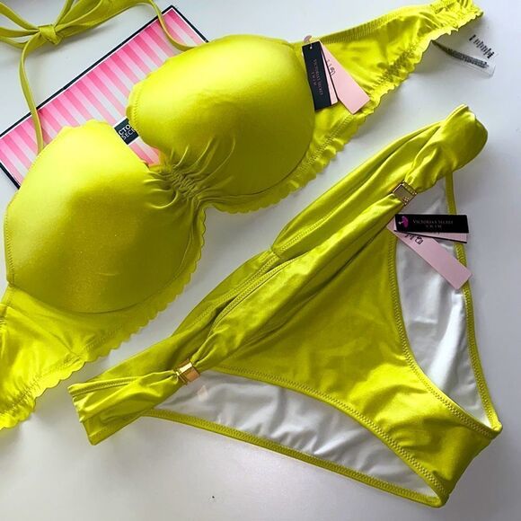🔥🏖ViCTORIA SECRET SWIMSUIT 2 PC bikini New - Picture 1 of 5